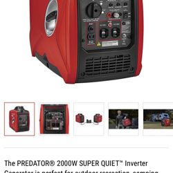 2000 Watt Portable Generator $500 ..New ..Never Opened