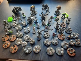 Large Painted Warhammer 40K Necron Army
