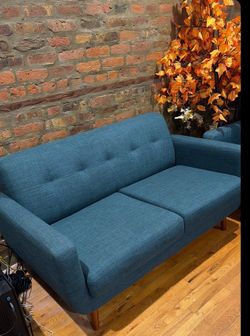 Betty Teal 86”  Chofa and 65” Loveseat