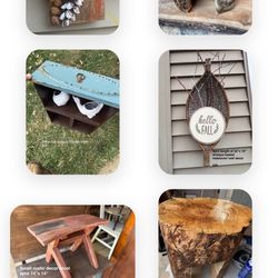 Hand crafted Home Decor /Wood furniture 