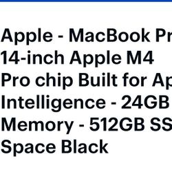 Apple MacBook Pro 14inch M4 2024