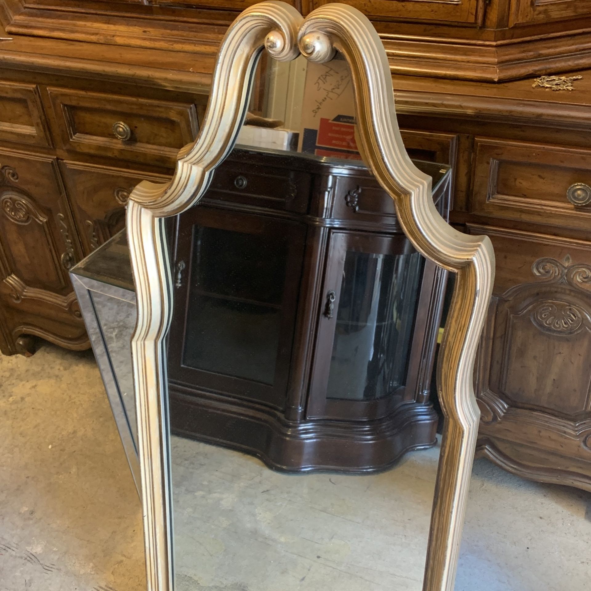 Attractive Shaped Mirror 43 inches Tall X 20 Inches Wide