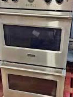 Viking Stainless Steel Double Oven Range