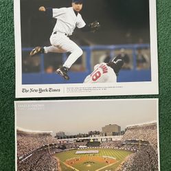 Two Yankee 8 x 10s 