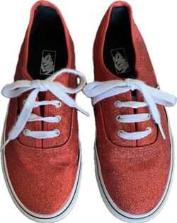 Vans Shoes - Glitter Red