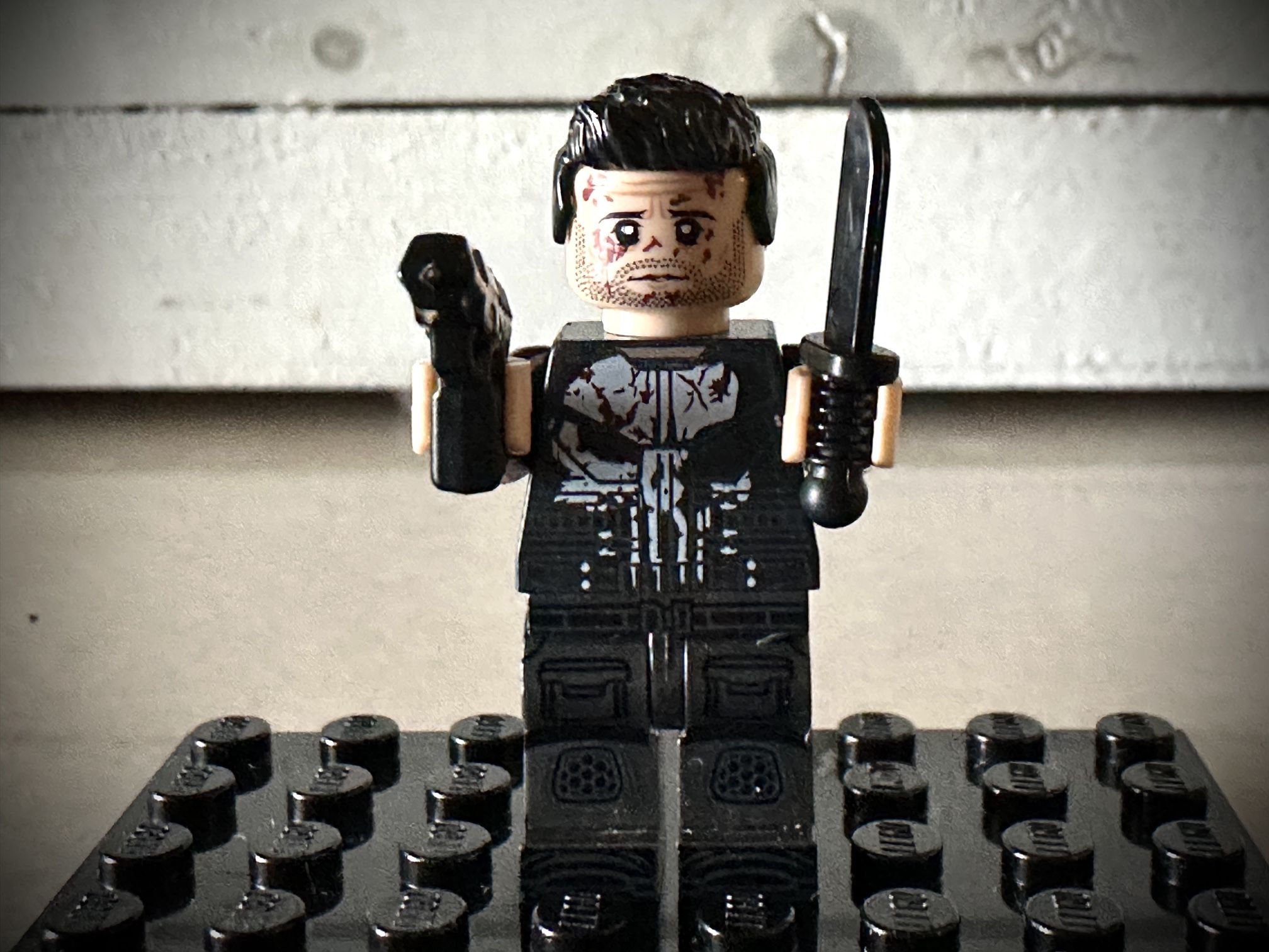 Lego Custom Punisher Minifigure