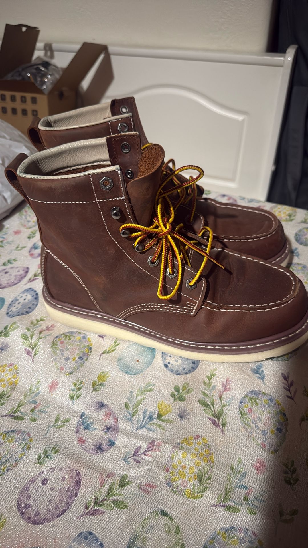 Gunther’s Moc Toe Boots Men’s Size 9.5