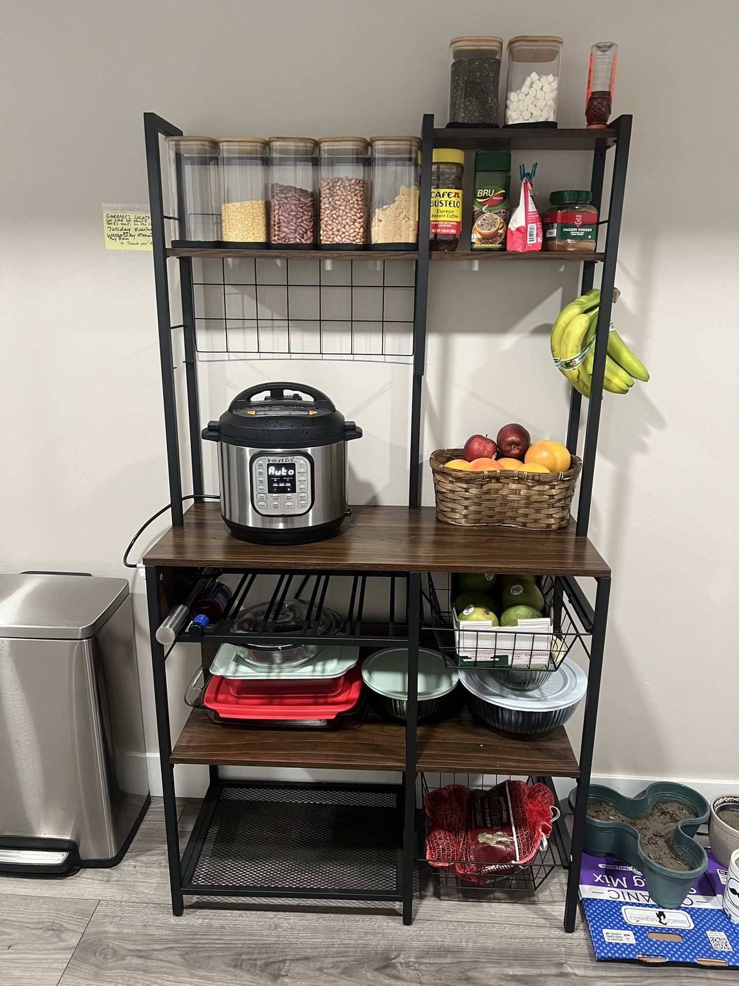 Espresso Brown Bakers Rack (Brand New In Box)