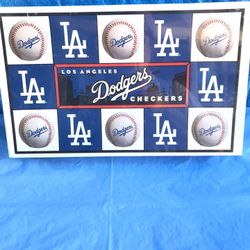 Dodgers Checkers Board Game vs SF Giants 1997 New