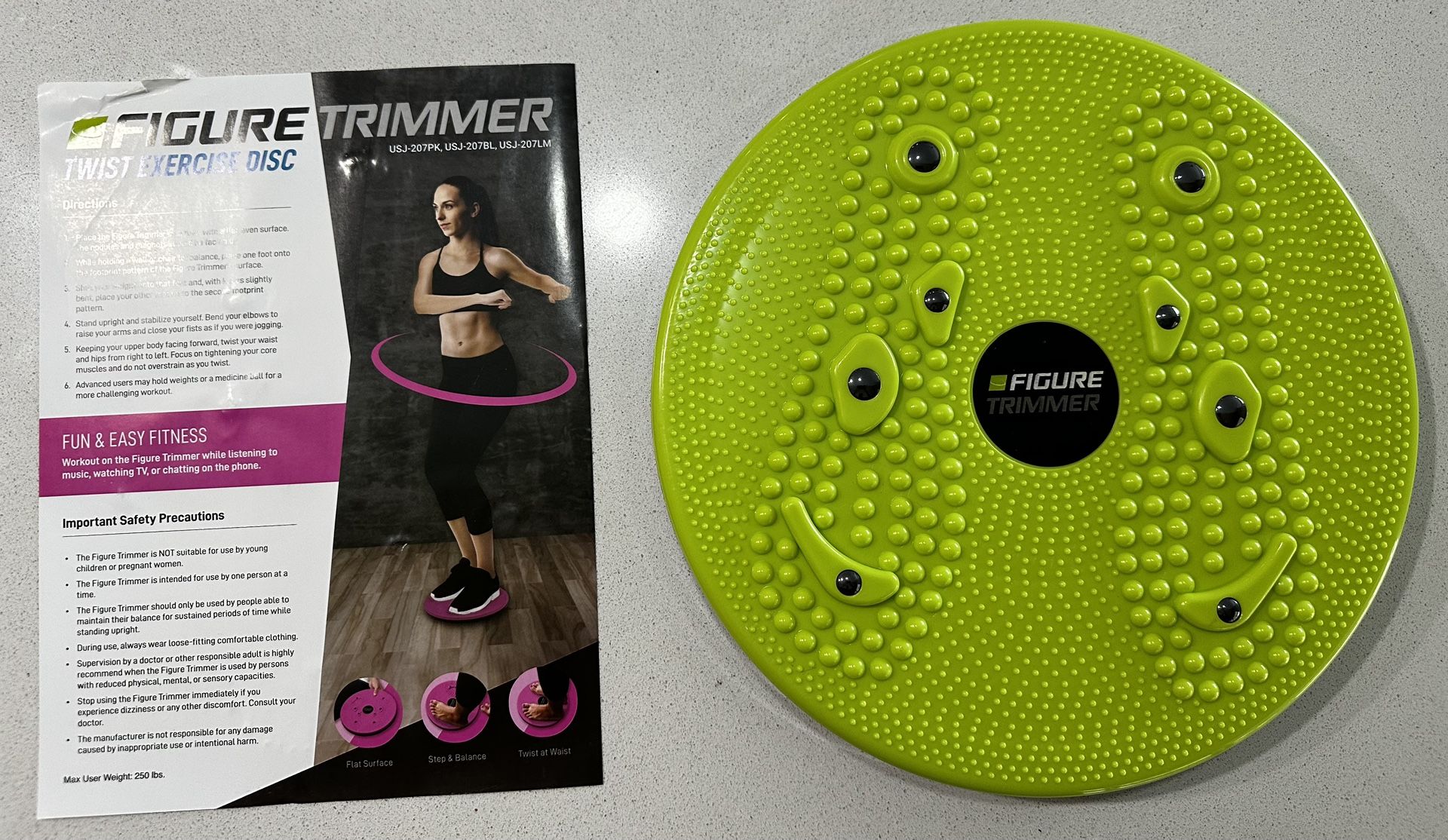 Twist Exercise Disc Figure Trimmer.