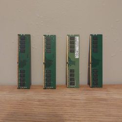 4 8GB STICKS 32GB 2666MHZ DDR4