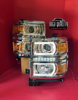 Chevy Silverado 2014-2015 headlights