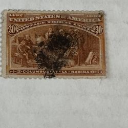 United States 1893 Columbus Expedition 239 30 Cent Used Stamp