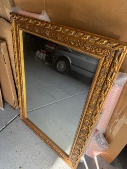 Gold Antique Mirror