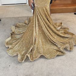 Gold Prom Dress