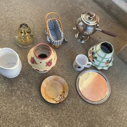 Some Meadow Candles Lamps, A  Sport Cup, A Little Strong Basket, A Water Pitch And More, All For $25