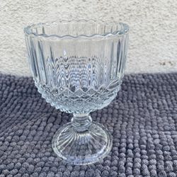Crystal Wine Glass Argyle Diamond Pattern