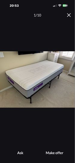 Purple mattress twin XL Brand Purple Material Coil Firmness Medium firm