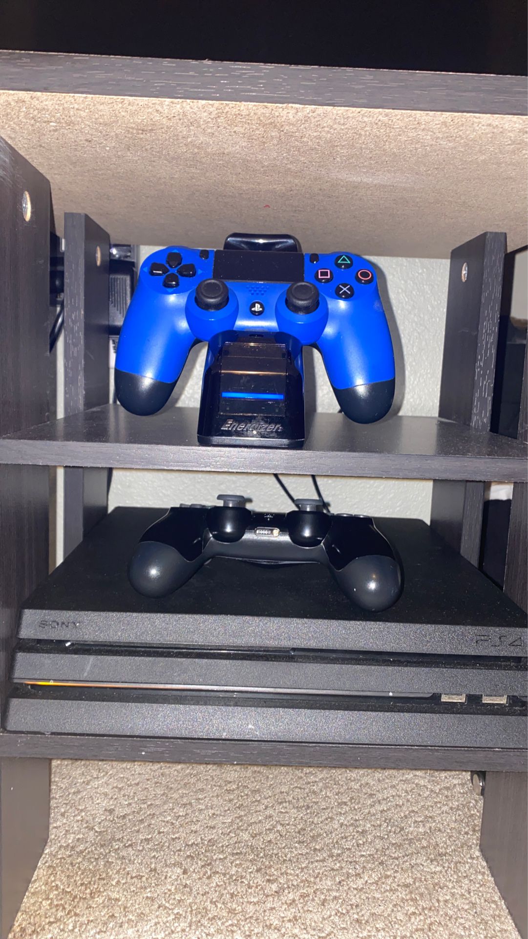 PS4 Pro with 2 Controllers plus a controller charging station & Astro a50 gaming headphones