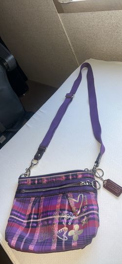 Vintage Y2K COACH poppy collection crossbody purse