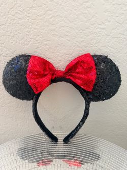 Minnie Mouse Sequin Ears Headband