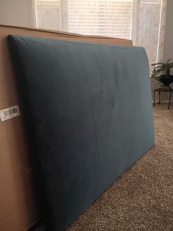Blue Headboard Full