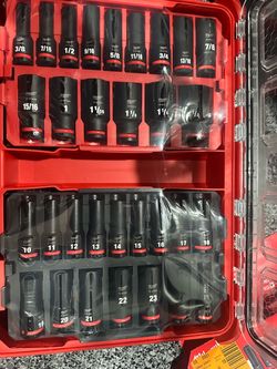 Milwaukee Packout Deep Impact Socket Set