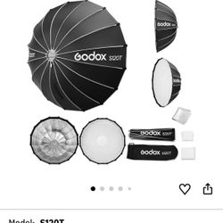 Godox S120T 47.2" Quick Release Umbrella Softbox. 