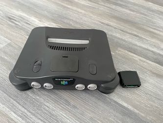 Nintendo 64 N64 Console  w/ OEM Controller And Cables TESTED WORKING