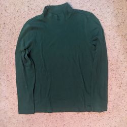 Green Turtleneck Sweater