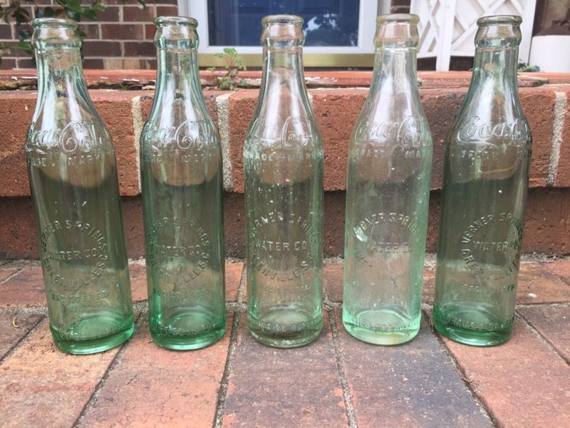 Verner Springs Straight Side Coke Bottles