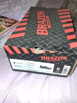 Brazos  Women's  Steel Toe Shoes Size 8