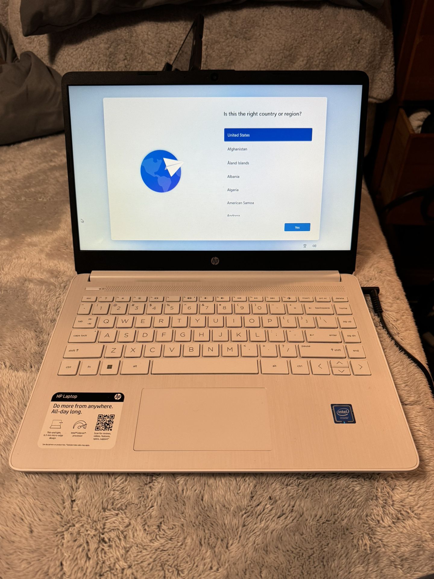 HP 14” Laptop Intel Celeron 
