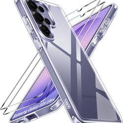 3-in-1 Case for Samsung Galaxy S26 Ultra 6.9” with 2 Pack Tempered Glass Screen Protector