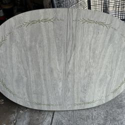 Mid century modern vintage 1950s kitchen dining table