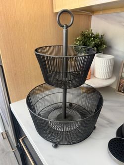Crate & Barrel fruit basket