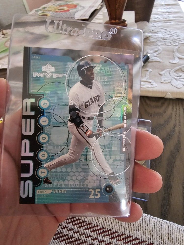 Barry Bonds '99 Upper Deck MVP Super Tools Insert Baseball Card 