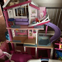 Barbie House With Mega Extras Huge Lot
