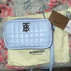 Small Burberry quilted Leather bag