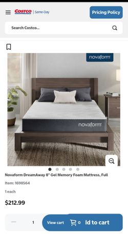 Full size memory foam mattress