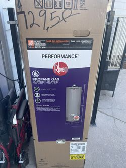 Rheem Performance 40 Gal. Tall 32,000 BTU Liquid Propane Water Heater with 6-Year Warranty
