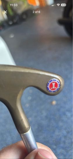 Tour model bull’s-eye putter golf club  from Acushnet Titleist
