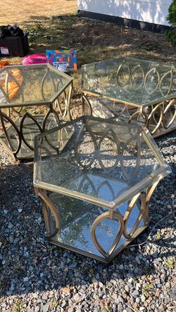 Coffee table and end tables