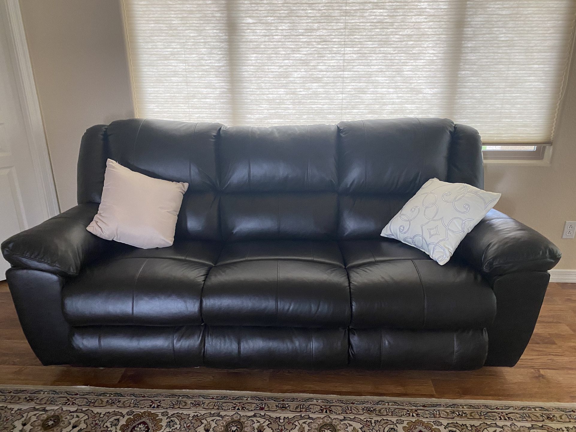 Lazy boy Leather Electric Reclining Sofa