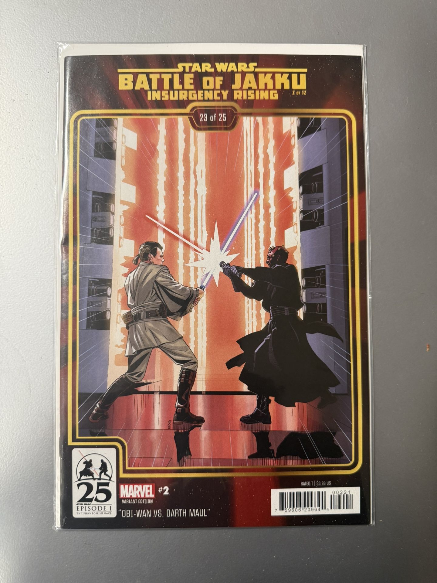 Star Wars: The Battle Of Jakku-Insurgency Rising #2 The Phantom Menace Anniversary Variant 