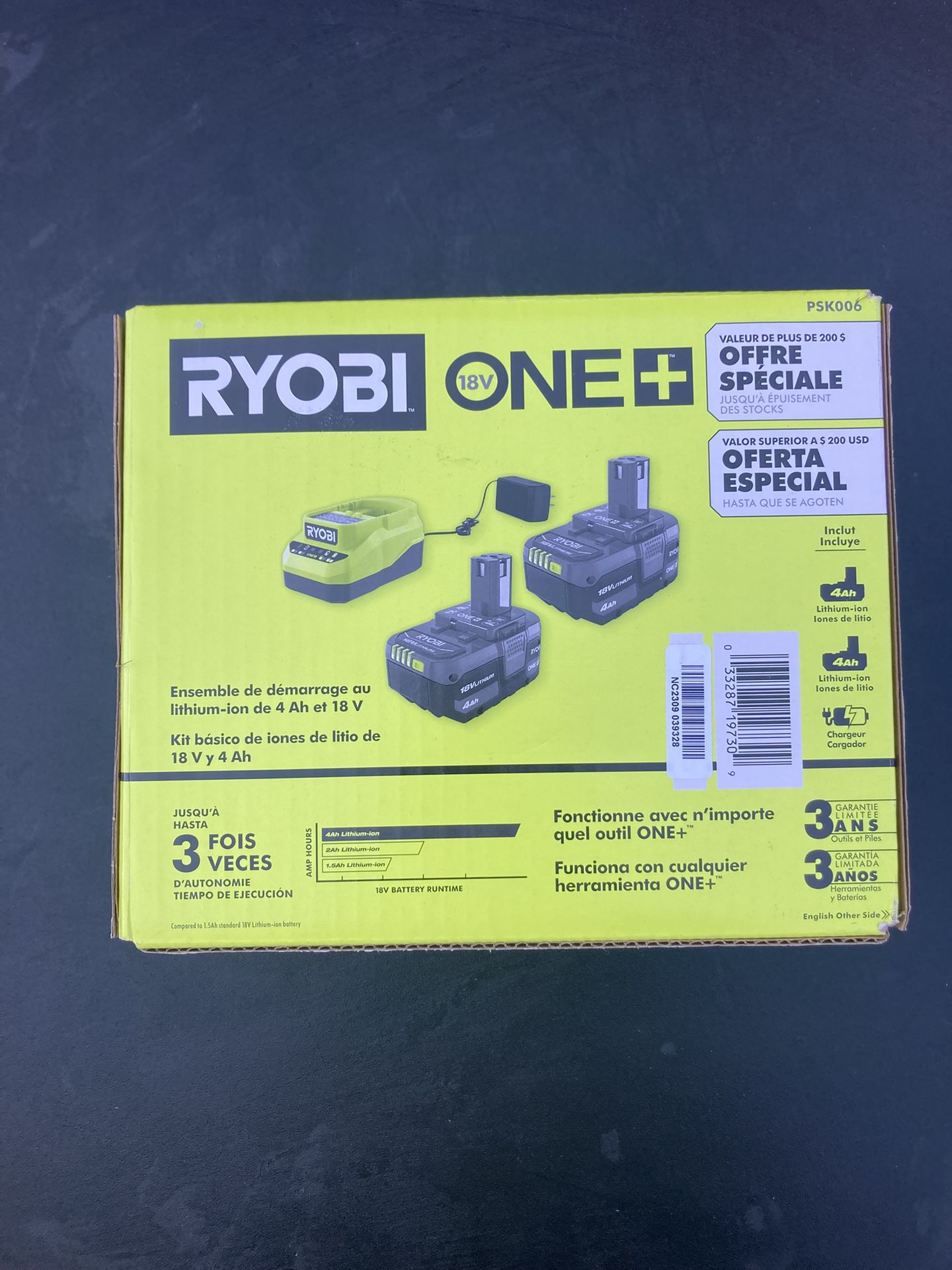 Ryobi 18v Battery