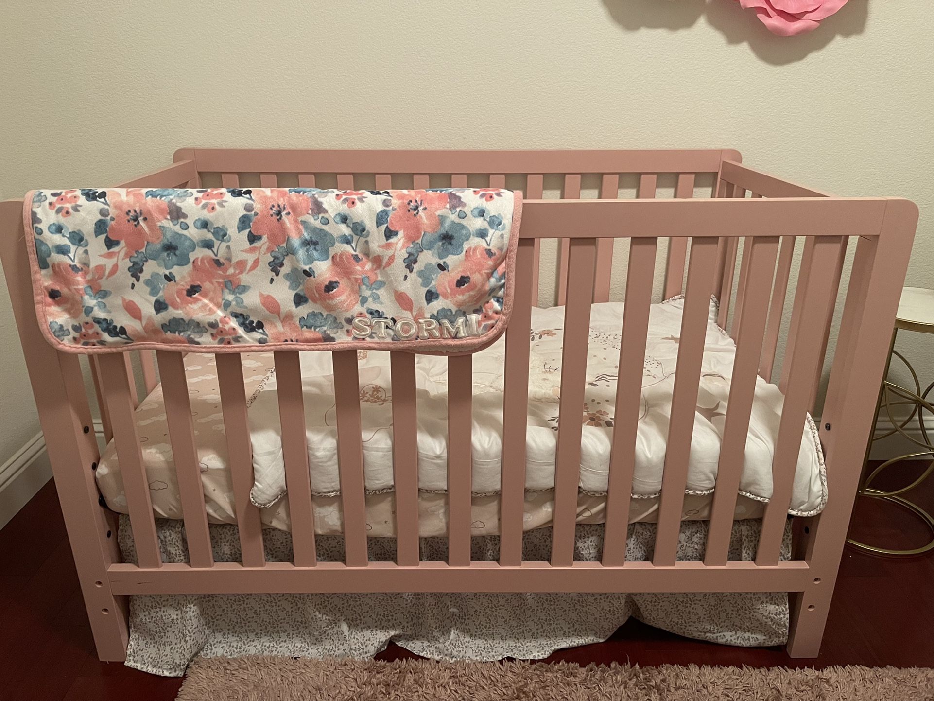 Baby pink Crib