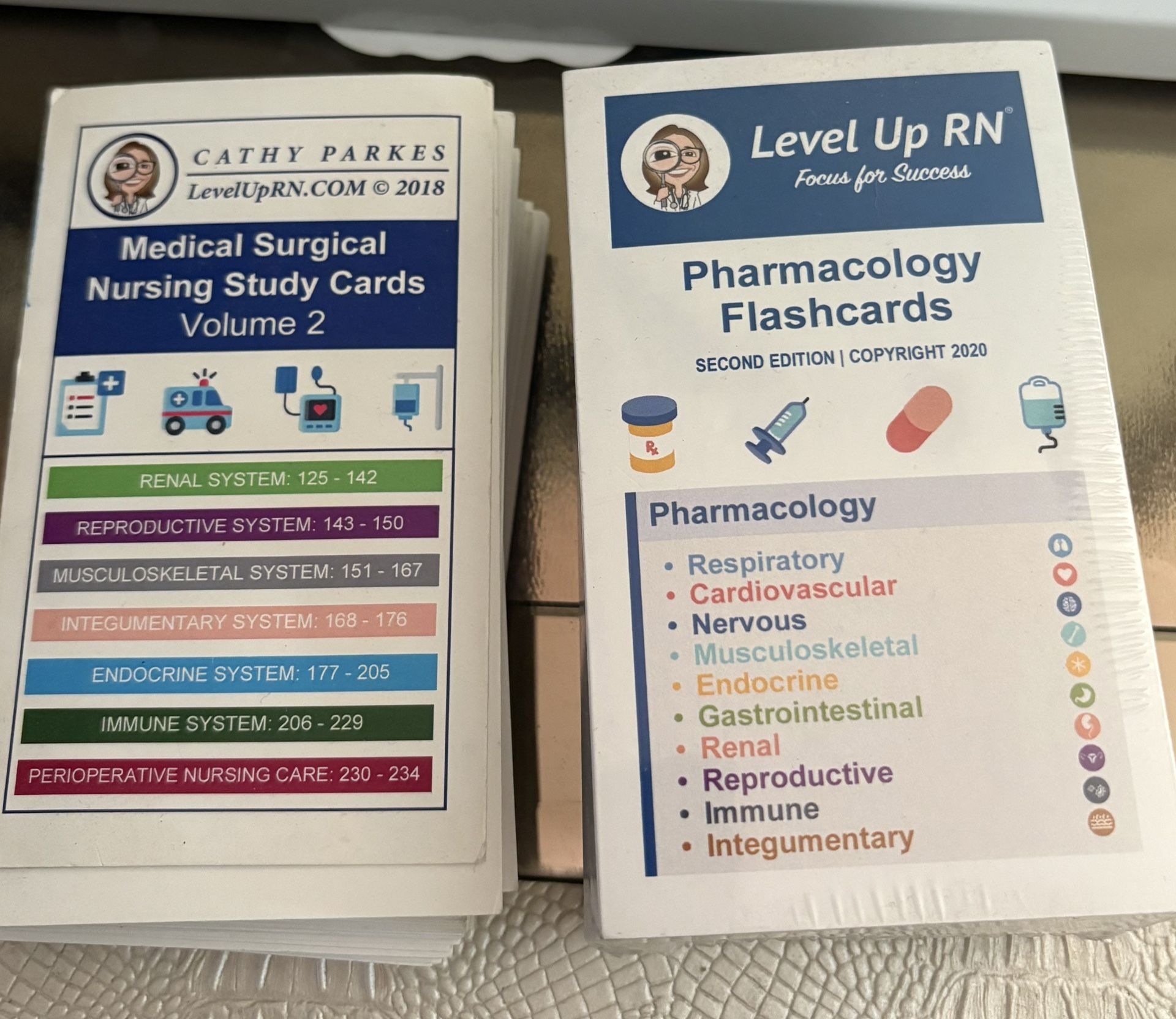 Level Up RN Nursing Study Cards