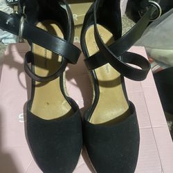 Women’s Black Espradille Wedges Size 7 1/2