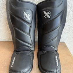 Hayabusa T3 Striking Shin Guards Black Small